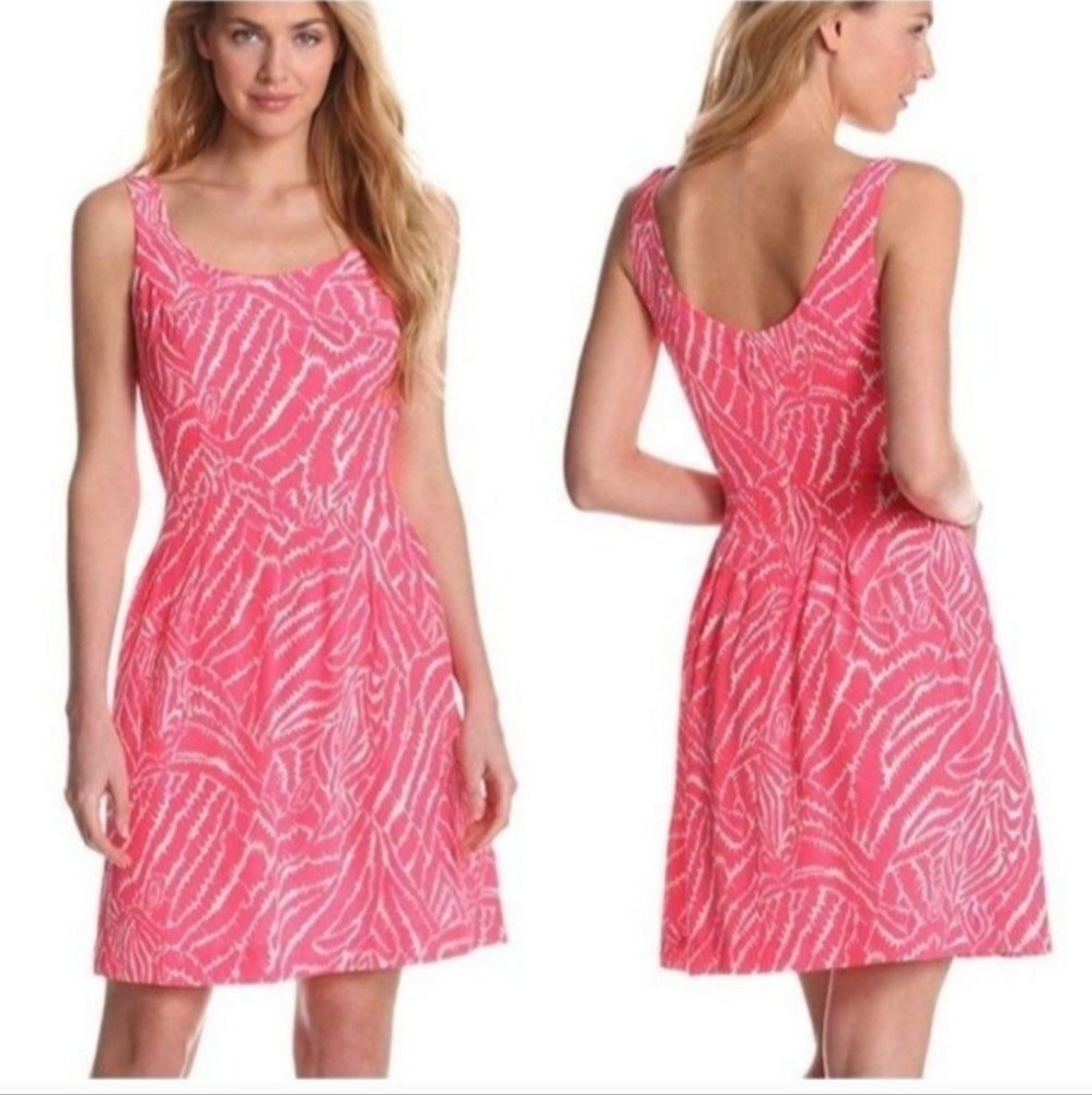 Lilly Pulitzer Posey Show Your Stripes Splash Pink Silk Dress - 2 - Picture 4 of 16